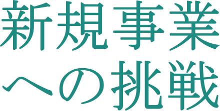 新規事業への挑戦